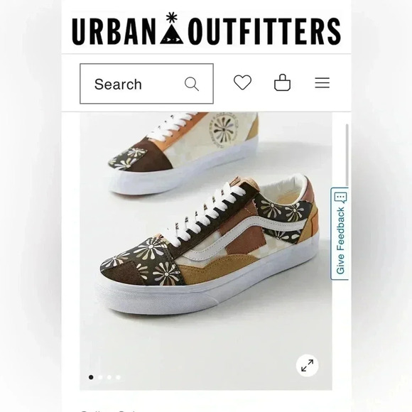 Urban outfitters Vans Old Skool Divine‎ Patchwork Sneaker womens 7 mens 5.5 - Picture 1 of 10